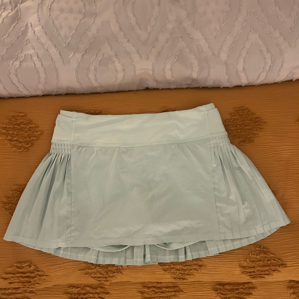 Light Blue/green Lululemon Pleated Skirt
